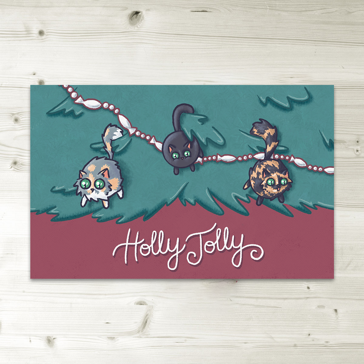 Card | Holly Jolly Cat