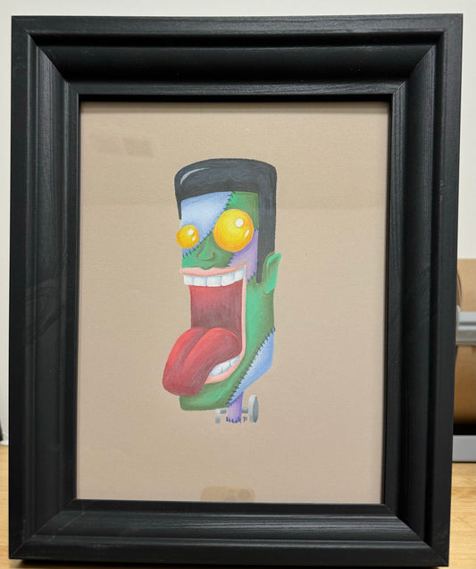 Original Print | Monster Head Frankenstein
