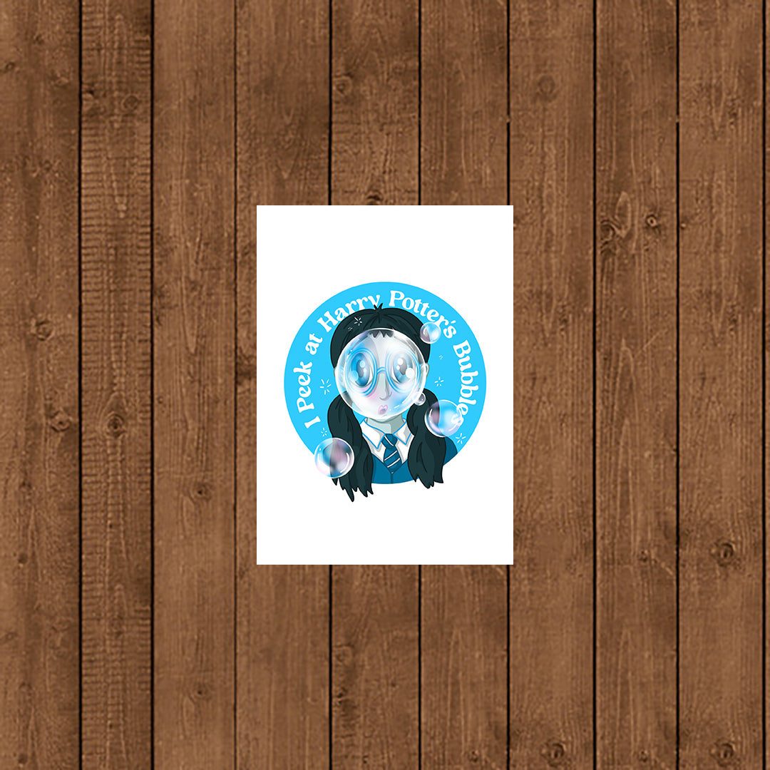 Peek at Harry Potter's Bubbles Print