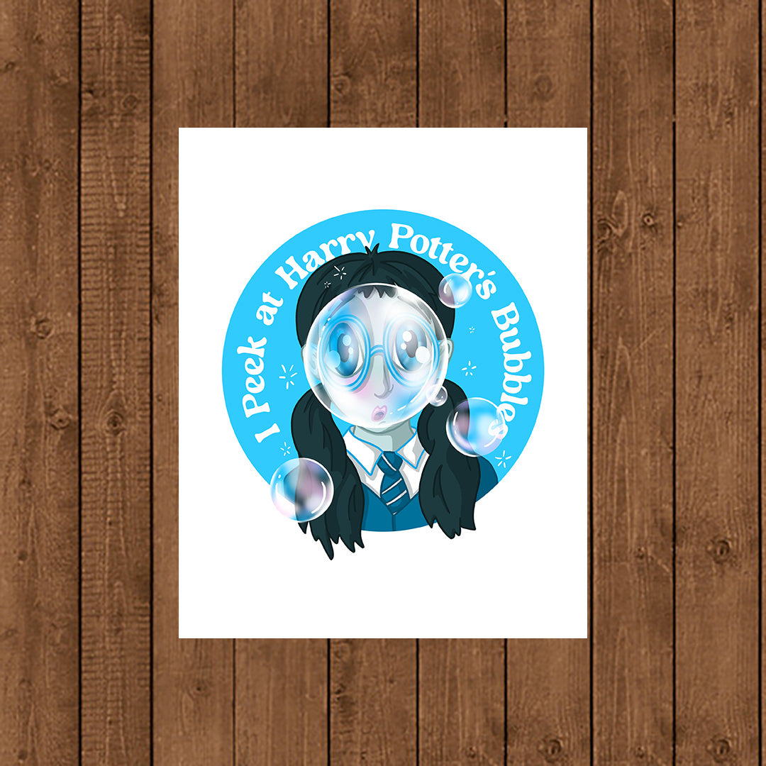 Peek at Harry Potter's Bubbles Print