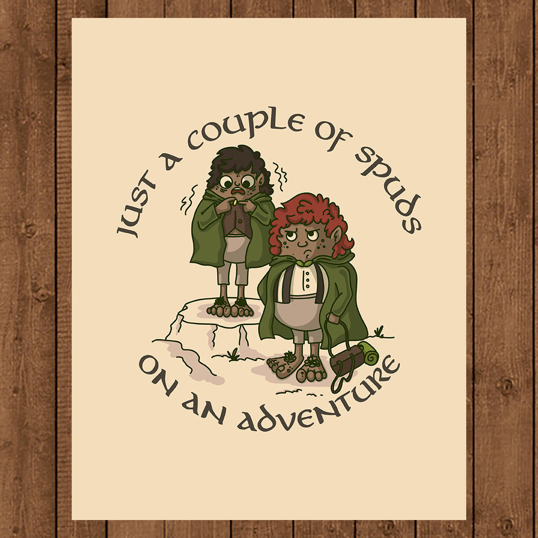 Print | Just a Couple of Spuds 11x14