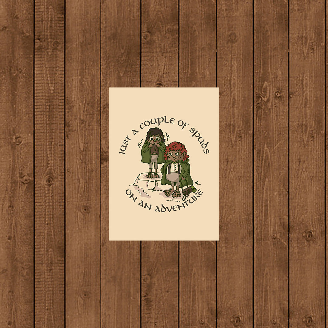 Print | Just a Couple of Spuds 5x7