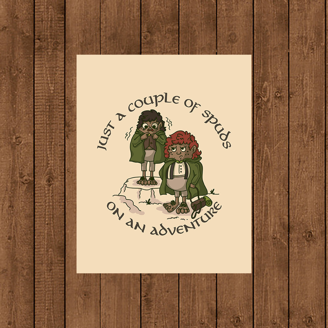 Print | Just a Couple of Spuds 8x10