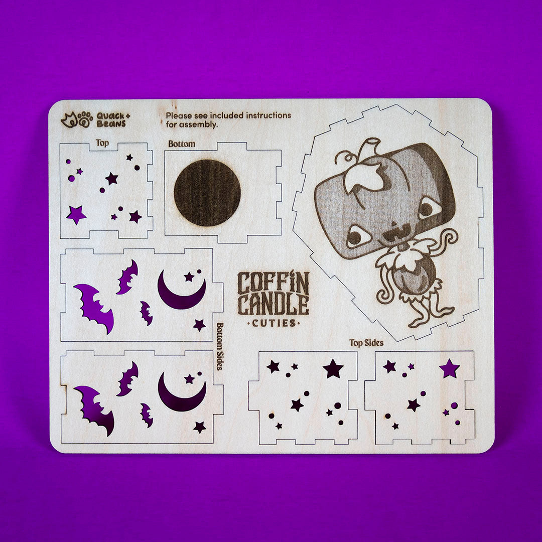 Coffin Candle Cutie | Pumpkin