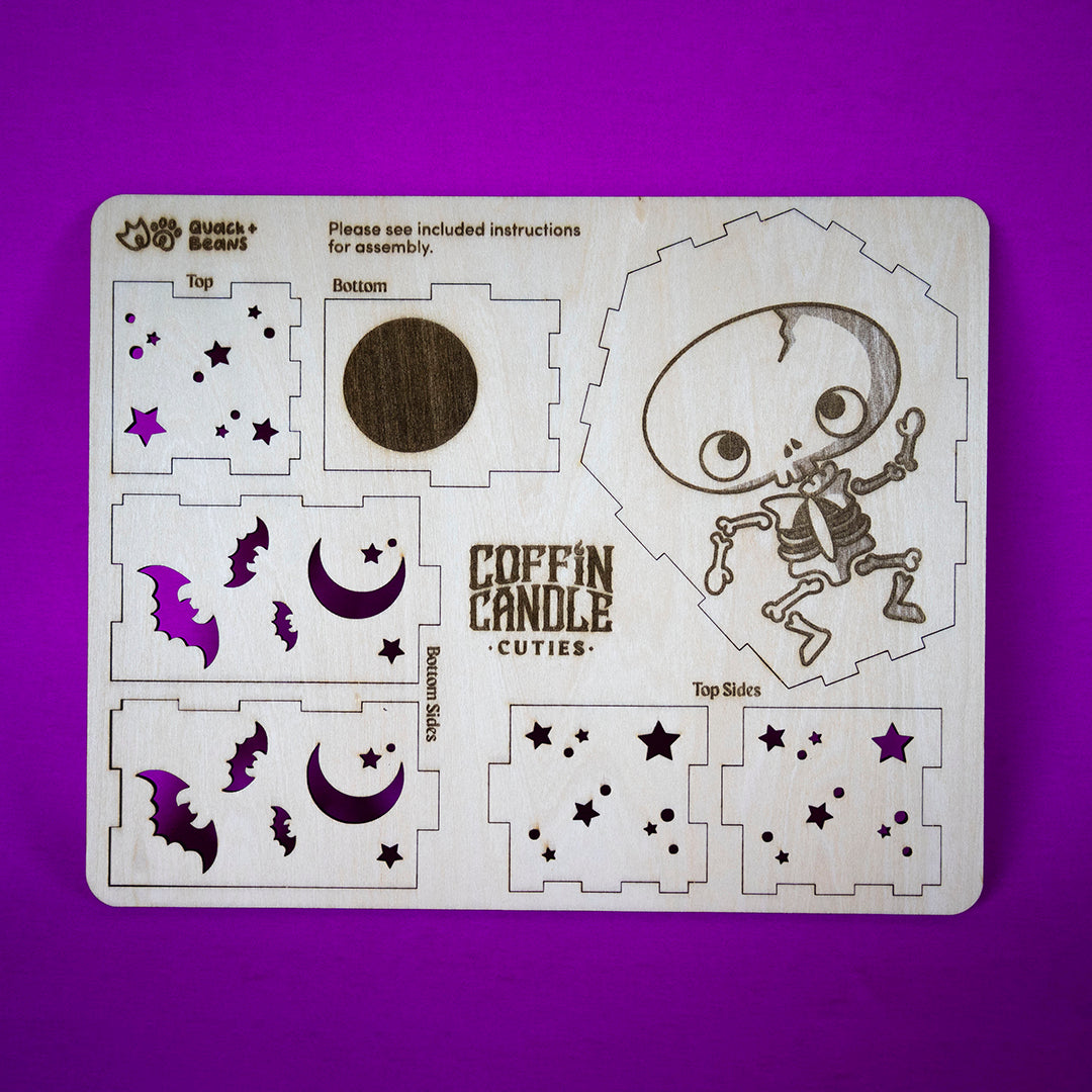 Coffin Candle Cutie | Skeleton