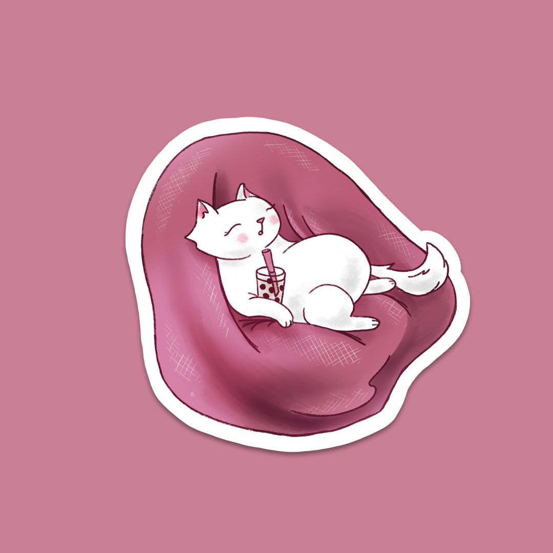 Sticker | Boba Cat