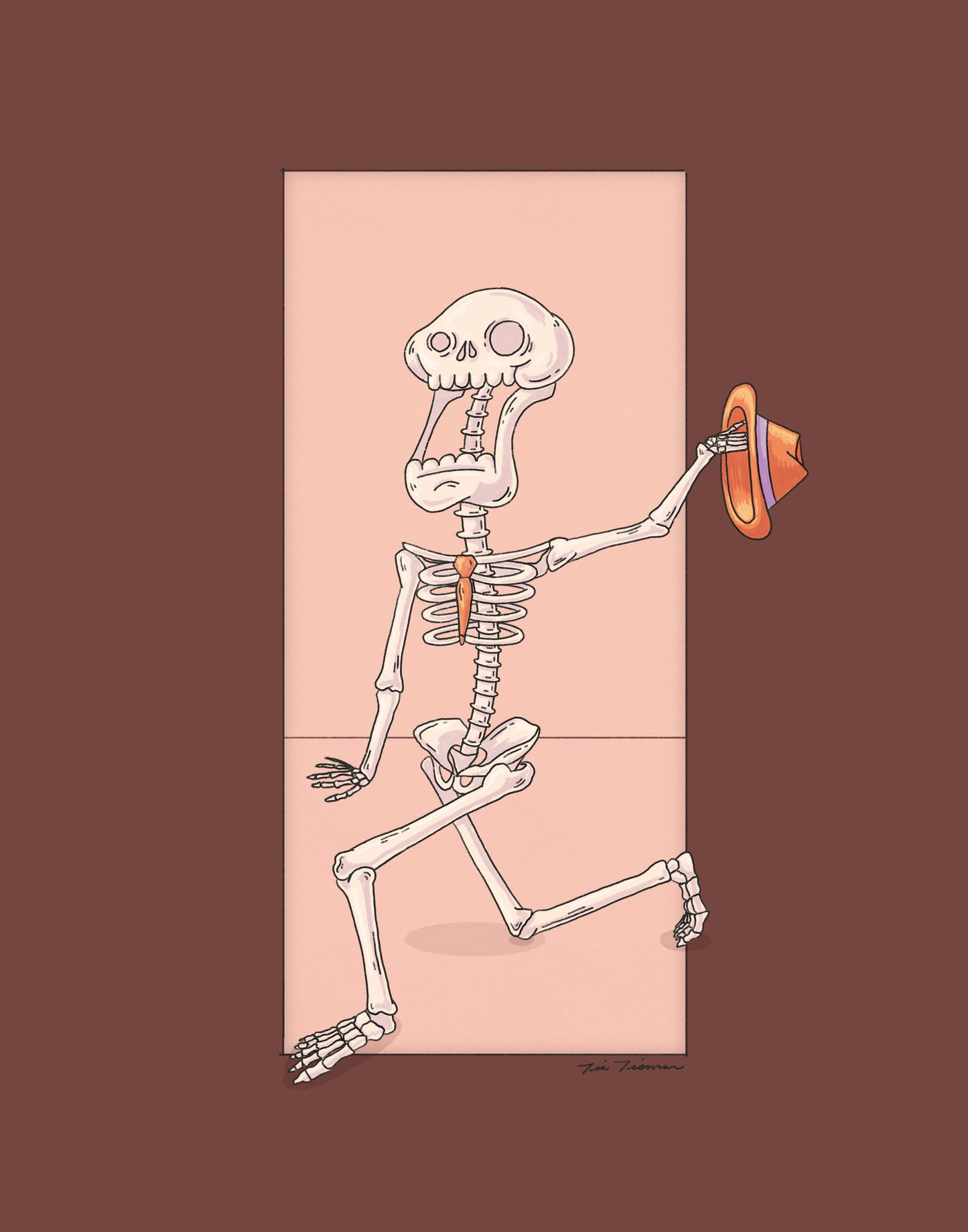 Print | Bonesy Jones Skeleton