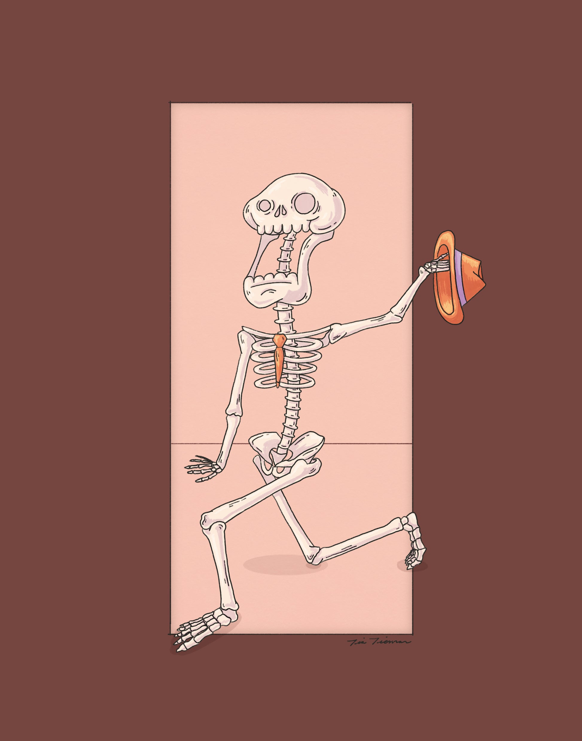 Print | Bonesy Jones Skeleton