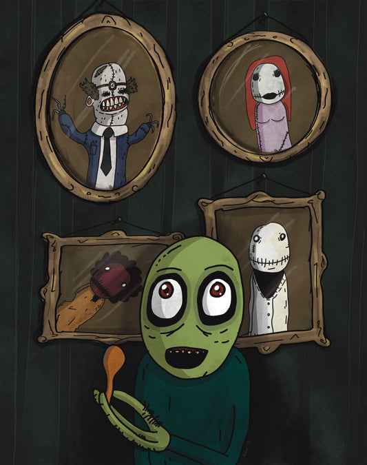 Print | Salad Fingers + Friends