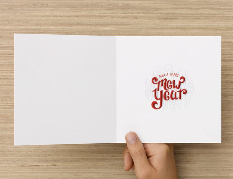 Card | Meowy Catmas Wreath