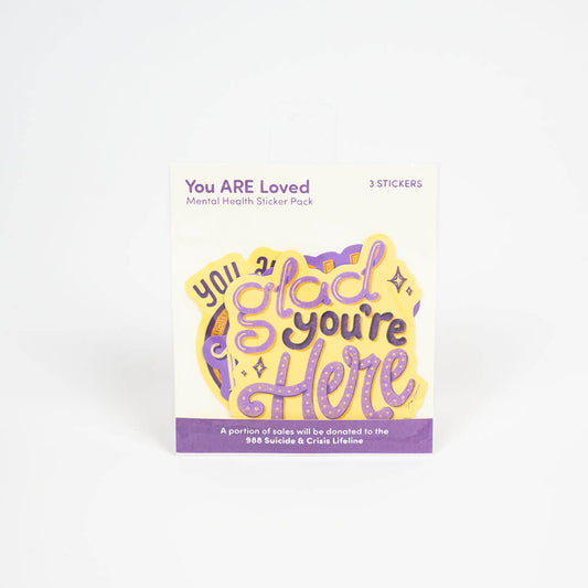 Sticker | You ARE Loved Mental Health Sticker Pack