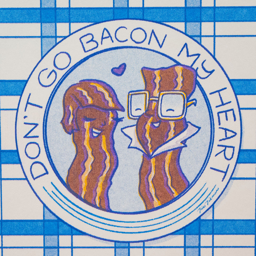 Card | Don't Go Bacon My Heart Valentine Riso Card