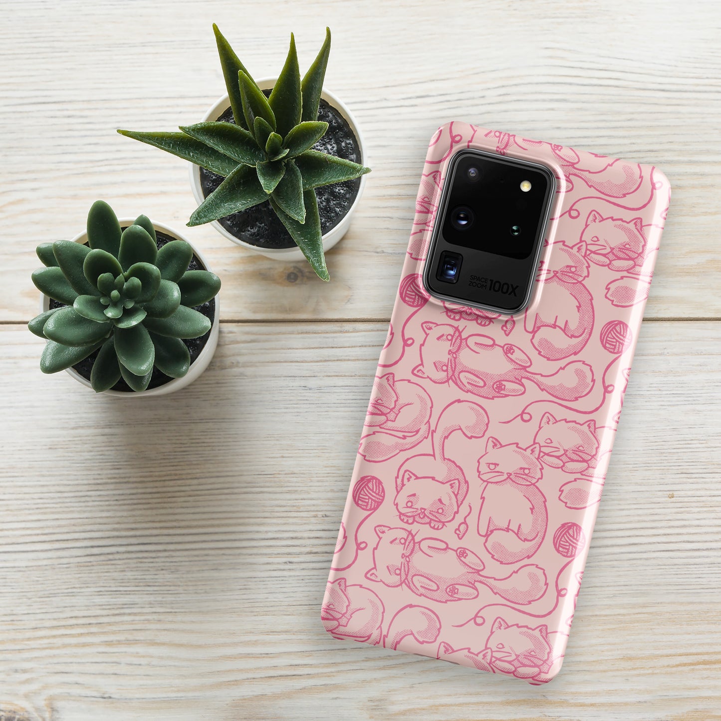Phone Case | Kitty Heads Snap case for Samsung® Glossy Samsung Galaxy S20 Ultra