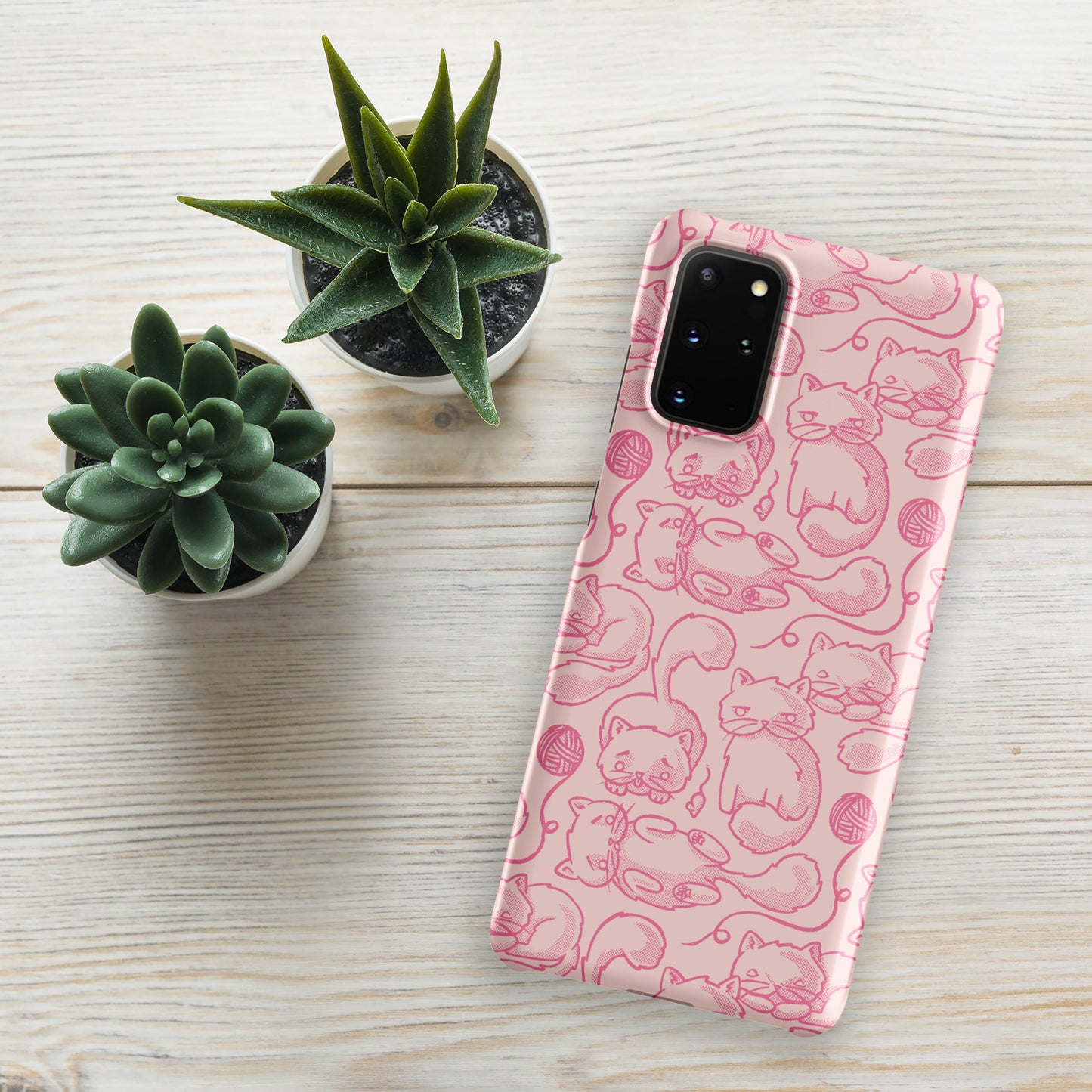 Phone Case | Kitty Heads Snap case for Samsung® Matte Samsung Galaxy S20 Plus