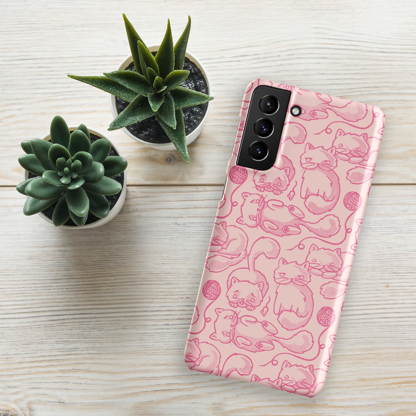 Phone Case | Kitty Heads Snap case for Samsung® Matte Samsung Galaxy S21 Plus