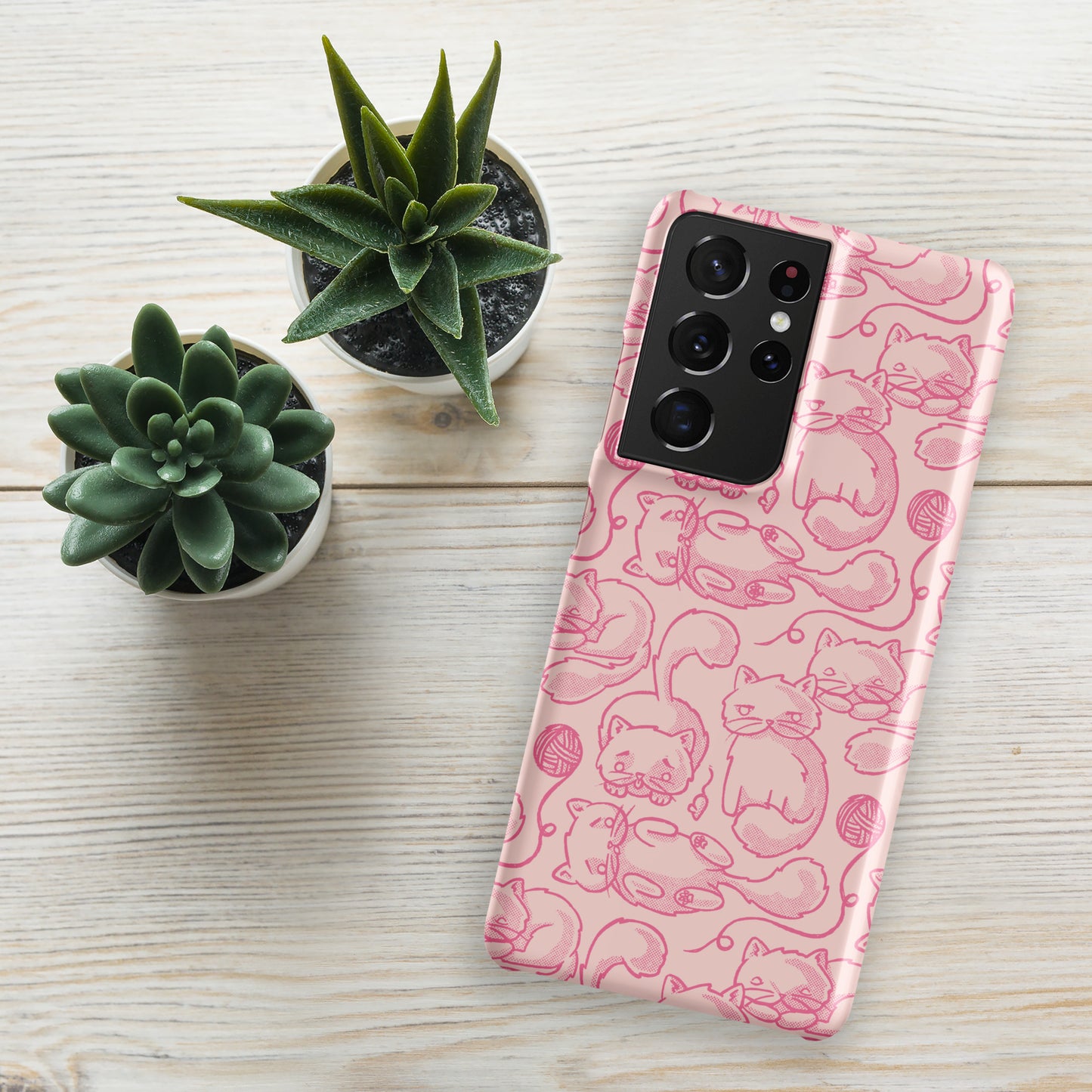 Phone Case | Kitty Heads Snap case for Samsung® Matte Samsung Galaxy S21 Ultra