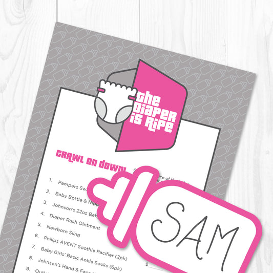 The Diaper is Ripe | Baby Shower Game