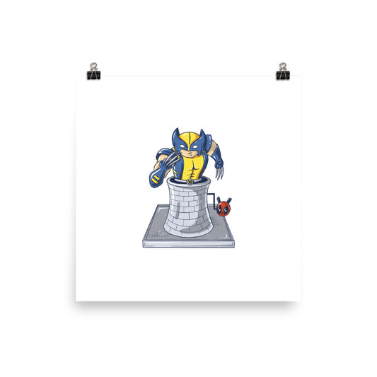 X-IN THE BOX: Hugh Jackboxman 12×12