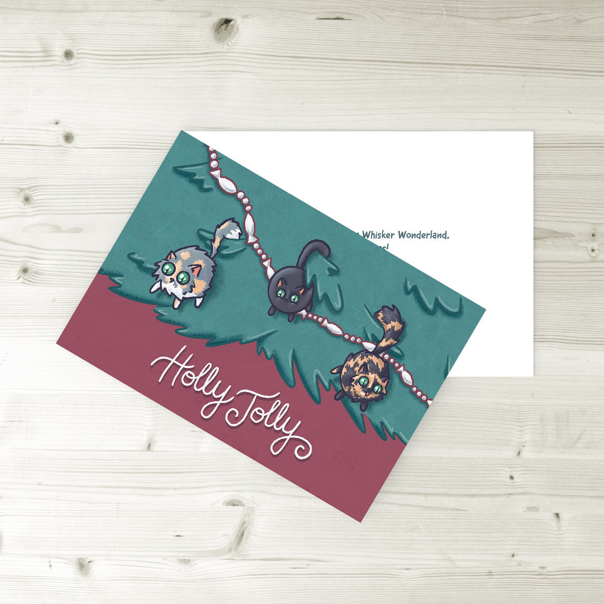 Holly Jolly Cat Holiday Cards