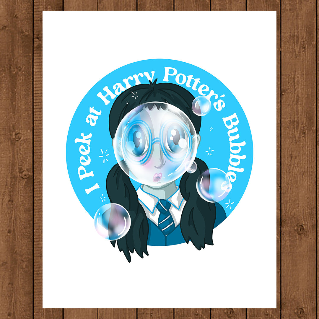Peek at Harry Potter's Bubbles Print