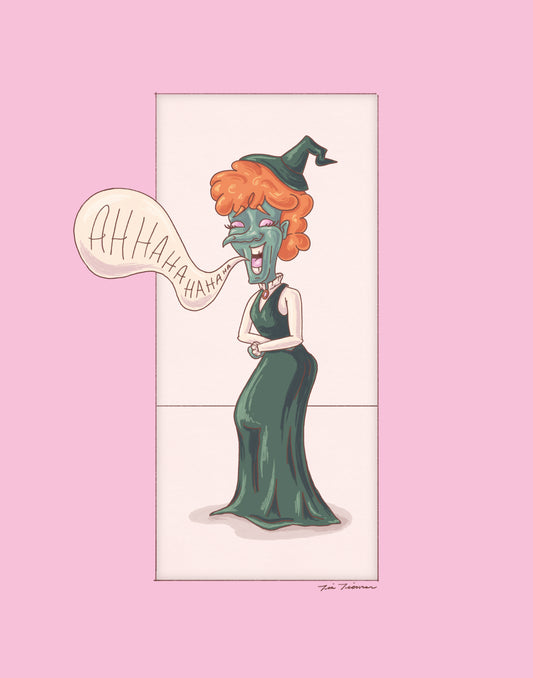 Print | Laughing Witch