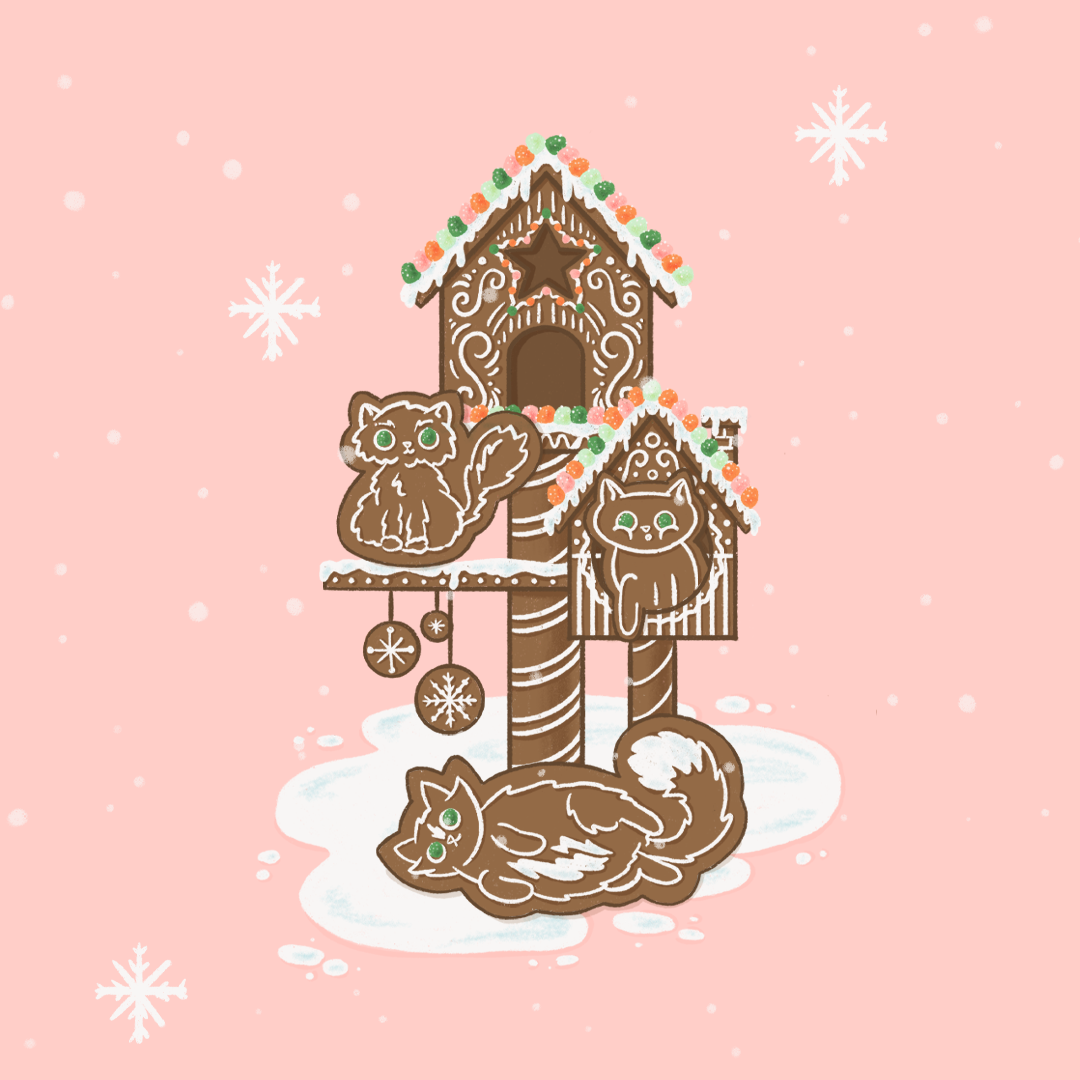 Card | Gingerbread Cats