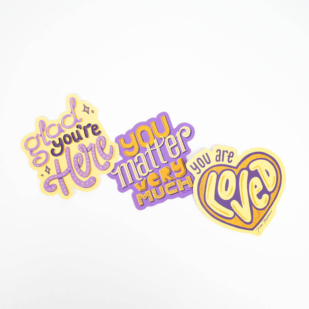 Sticker | You ARE Loved Mental Health Sticker Pack