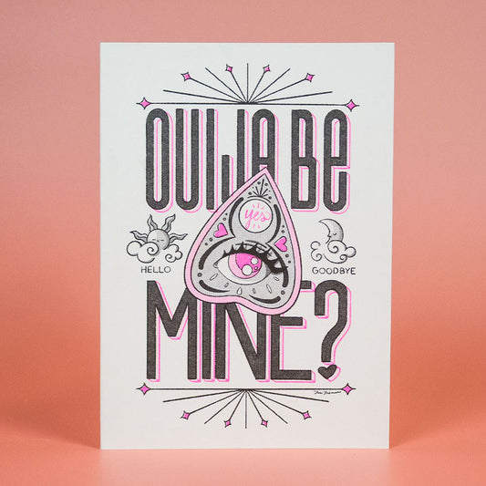 Card | OuiJa Be Mine Valentine Riso Card